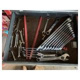 CONTENTS OF DRAWER WRENCHES AND OTHERS