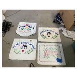 SLATE HAND PAINTED TILES