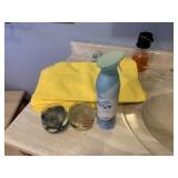 SHOP TOWELS, CANDLES