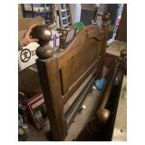 PINE FULL SIZE HEADBOARD AND FOOT BOARD