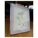HARRISON SIGNED PRINT OF BALLET DANCER
