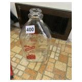 GLASS MILK BOTTLE