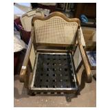 WOOD FRAME CHAIR W/0 CUSHION