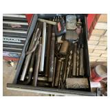 CONTENTS OF DRAWER PUNCHES AND OTHER STEEL AND