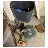 PIPE WRENCH, SCREWDRIVER, TAPE