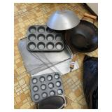WOK, MUFFIN TRAYS