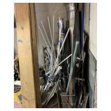 METAL SHEETS RODS AND PLASTIC PIPE