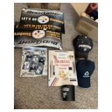 STEELER AND PENGUIN ITEMS AND HAT