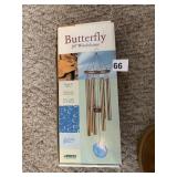 BUTTERFLY WIND CHARM NEW IN BOX