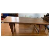 MCM COFFEE TABLE TEAK WOOD NO SIGNATURE BELIEVE