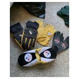 NEW GLOVES LEATHER AND SLIPPERS