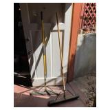 LARGE SQUEEGEES WITH HANDLE AND PUSH BROOM