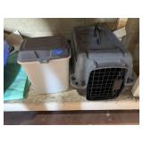 PET CARRIER AND COVERED BIN