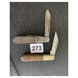 2 POCKET KNIVES