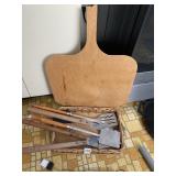 BBQ TOOL SET, WOOD CUTTING BOARD