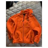 FIELD LINE ORANGE REFLECTIVE ZIPPER FRONT SIZE
