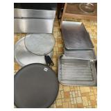 ASSORTED BAKING TRAYS