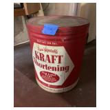 KRAFT SHORTENING TIN 50 LBS.