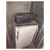SMALL REFRIGERATOR, RADIO
