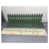 GREEN FENCE PIECES, HOME IS WHERE YOUR STORY