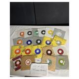 20 ASSORTED 45 RECORDS GOOD CONDITION