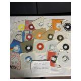 20 ASSORTED 45 RECORDS GOOD CONDITION