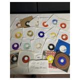 20 ASSORTED 45 RECORDS GOOD CONDITION
