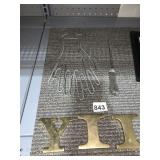 BRASS PAPER WEIGHTS YII, GLOVE FORM, LETTER