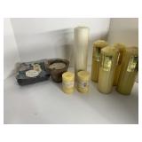 PILLAR CANDLES, DESK SET