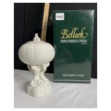 BELLEEK ECHINUS FOOTED BOWL W/ BOX