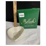 BELLEEK IRELAND HEART DISH W/ BOX