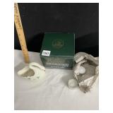 SWAN VOTIVE WITH BOX