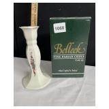 BELLEEK MILLENIUM 2000 CANDLESTICK WITH BOX