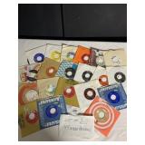 20 ASSORTED 45 RECORDS GOOD CONDITION