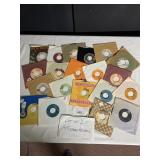 20 ASSORTED 45 RECORDS GOOD CONDITION