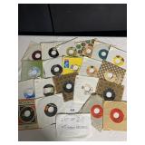 20 ASSORTED 45 RECORDS GOOD CONDITION