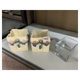 PLANTERS AND COVERED BOX