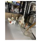 DUCKS, COVERED EGG, SHOE, ETC.