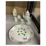 SHAMROCK DESIGN MINI TEA SET
