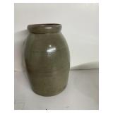 10" GRAY CROCK GOOD CONDITION