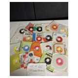20 ASSORTED 45 RECORDS GOOD CONDITION