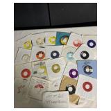 20 ASSORTED 45 RECORDS GOOD CONDITION