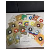 20 ASSORTED 45 RECORDS GOOD CONDITION