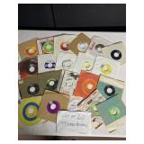 20 ASSORTED 45 RECORDS GOOD CONDITION
