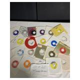 20 ASSORTED 45 RECORDS GOOD CONDITION