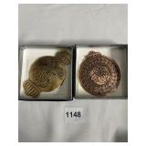 2 WENDELL AUGUST ORNAMENTS IN BOXES