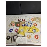 20 ASSORTED 45 RECORDS GOOD CONDITION
