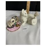 LENOX CAT FIGURINE FAIREST FELINE LENOX FIGURINE,