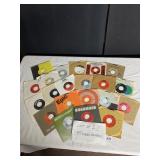 20 ASSORTED 45 RECORDS GOOD CONDITION