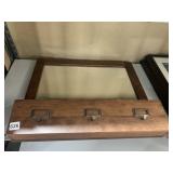 TRIPLE POST BOX - WALL MIRROR WITH STORAGE AND